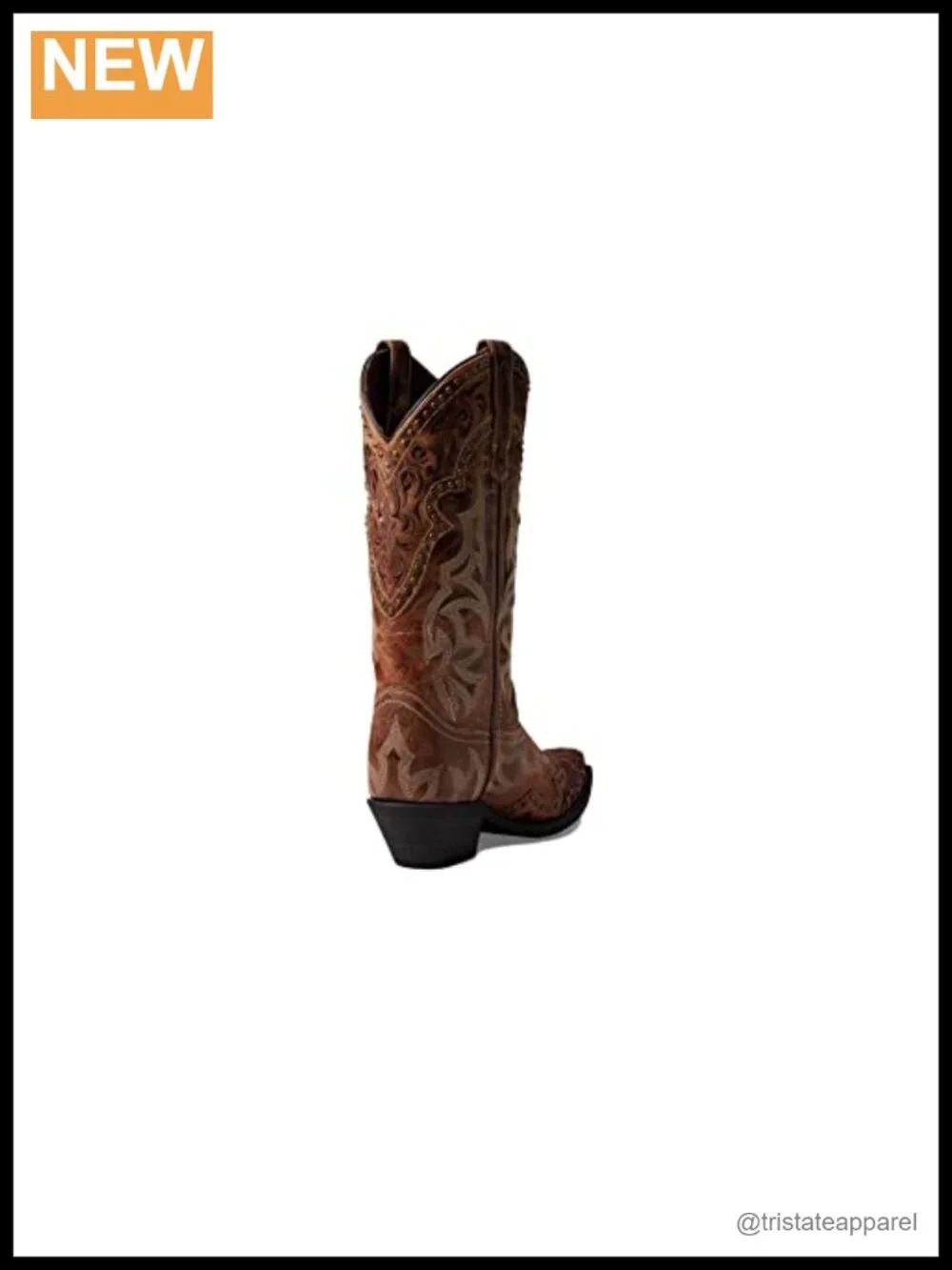 Laredo Braylynn Women's Leather Mid-Calf Snip Toe Pull-On Boots